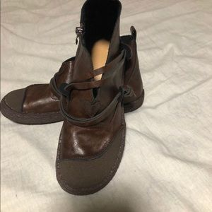 Women’s ankle boots Dark Brown